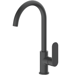 Смеситель для кухни, латунь, черный HB70590-7