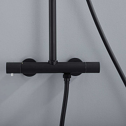 Душевая стойка Desire VSFS-1D0TMB термостатическая без излива, 25см верх душ, черный, , шт