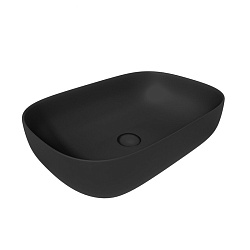 Corpa Nera Viotti/Виотти  60 раковина накладная, artceramic, черный матовый