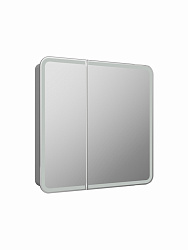 Зеркало-шкаф ELLIOTT, 800х800 с датчиком движения, розеткой