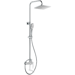 Душевая система, тропический душ, латунь, белый/хром, HB24548-8