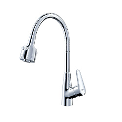 MESELI Cмеситель для кухни с гибким изливом, хром