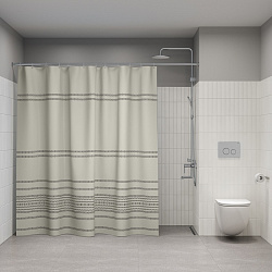 Штора для ванной, 200x240 см, Полиэстер, IDDIS, BD01P24i11
