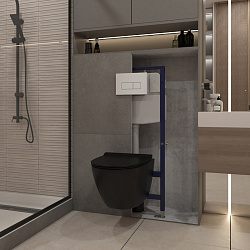 Corpa Nera Grossi/Гросси клавиша смыва, двойной смыв, белый