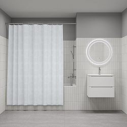 Штора для ванной, 200x180 см, Полиэстер, IDDIS, BD01P18i11