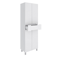 Шкаф-пенал/белый/(60см) Olivia /AQUA DE MARCO