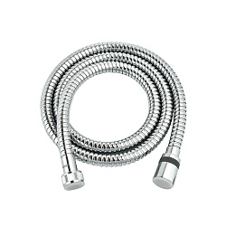 Шланг душевой 1.2 м, без перекручивания (Turn-Free),  нерж. сталь/хром, пакет с подвесом