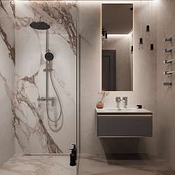 Душевая стойка Puro VSFS-5P1CH с изливом, хром, , шт