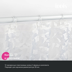 Штора для ванной, 200x180 см, 3D, PEVA, IDDIS, P02PV18i11