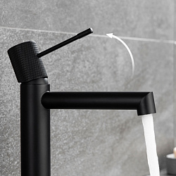 Смеситель для раковины Desire VBF-1D1MB однорычажный, черный, , шт