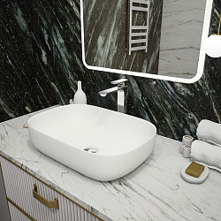 Corpa Nera Viotti/Виотти  60 раковина накладная, artceramic, белый матовый