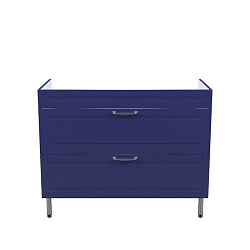 Тумба напольная, 100 см, синий, Oxford, IDDIS, OXF10N1i95 подходит умыв. 0131000i28