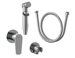 Смеситель с гигиеническим душем MODUO встраиваемый однорычажный