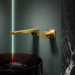 Смеситель для раковины Domus VBFW-5DM01BG встраиваемый, брашированное золото, , шт