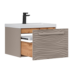 Тумба подвесная Gleam 60.1Y, амарок/дуб вотан (78857(60))