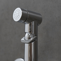 VERBA Смеситель настенный с гигиеническим душем, латунь/хром, LM11418C