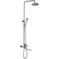 Душевая система, тропический душ, нержавеющая сталь, HB24801