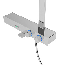 Душевая стойка Inspire VSFS-3I13TCH термостатическая с изливом, хром, , шт