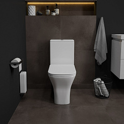 Corpa Nera Grossi S/Гросси С унитаз-компакт безободковый, белый