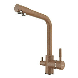 Смеситель для кухни РУАН фильтр терракот