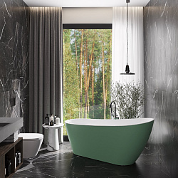 Corpa Nera Viotti/Виотти ванна акриловая отдельностоящая 170х74х75, белый матовый