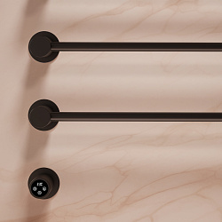 Полотенцесушитель электрический Vincea VTD-2H1MB, черный, таймер, , шт