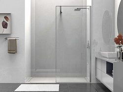 Душевая перегородка Walk-In VSW-1HS100CL, 1000*2000, хром, стекло прозрачное, , шт