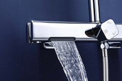 Душевая стойка Core VSFS-4CO1BN с изливом, брашированный никель, , шт