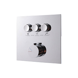 Встраиваемый смеситель для душа VSCV-431CH трехфункциональный, хром, , шт