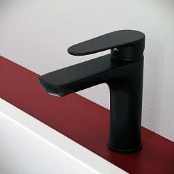 Aringa Рейн смеситель для умывальника увеличенный, черный