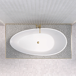 Calipso ванна /Nova Gel /белая/(165,5см*81,5см*52см) Ванны/AQUA DE MARCO