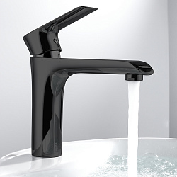 Смеситель для раковины Esse VBF-1E1MB однорычажный, черный, , шт