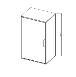 Душевой уголок Slim 8mm VSR-4SLP9010CLB, 1000*900, черный, стекло прозрачное, , шт