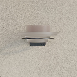 Мыльница, нержавеющая сталь,NOА, черный матовый, IDDIS,NOABLG0i42