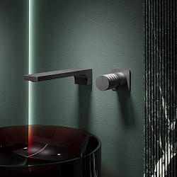 Смеситель для раковины Domus VBFW-5DM01GM встраиваемый, вороненая сталь, , шт