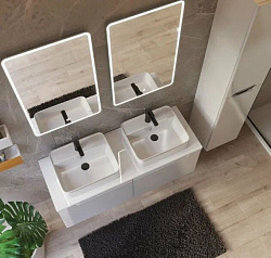 DREJA.eco Зеркало POINT, 50x80 см, сенсорный выключатель, LED-подсветка