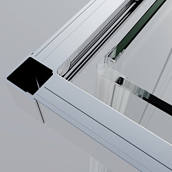 Душевой уголок Soft 2 VSS-3SO2900CL, 900*900, хром, стекло прозрачное , , шт