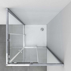 Душевой уголок Soft VSS-3SO900CL, 900*900, хром, стекло прозрачное , , шт