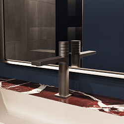 Смеситель для раковины Domus VBF-5DM01GM, вороненая сталь, , шт