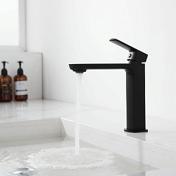 Смеситель для раковины Next VBF-1N1MB однорычажный, черный, , шт