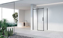 Душевой уголок Como-N VSR-4CN9014CLB, 1400*900, черный, стекло прозрачное, , шт