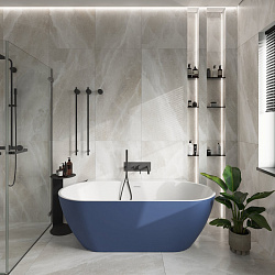 Corpa Nera Salieri/Сальери ванна акриловая отдельностоящая 170х80х56, белый матовый