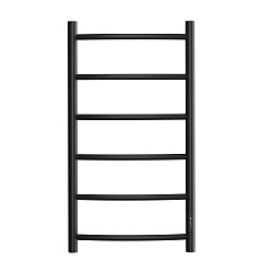 Полотенцесушитель электрический Point Афина PN04848B П6 400x800 диммер справа, черный