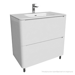 Тумба напольная, белая, 80 см, Edifice, IDDIS, EDI80WFi95. Ум. 0108000i28