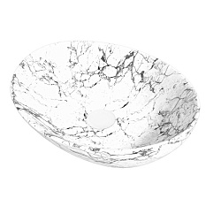 Corpa Nera Rossini/Россини  40 раковина накладная, белый мрамор