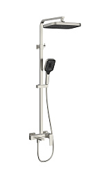 Душевая стойка Dice VSFS-4C12BN с изливом, брашированный никель, , шт