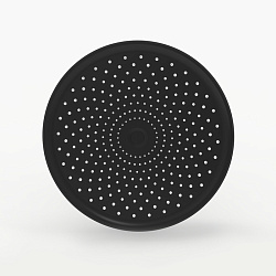 Душевая насадка верхняя круглая, матовая черная, Optima Home, IDDIS, OPH25BPi64