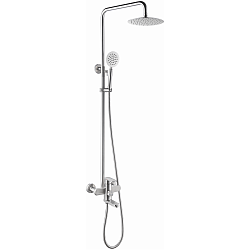 Душевая система, тропический душ, нержавеющая сталь, HB24806