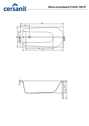 Optimum Neo ванна 170x70