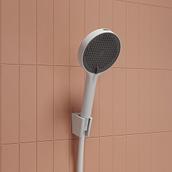 Шланг для душа, белый матовый, силиконовый, 1,5м, Optima Home, IDDIS, OPH15WLi19